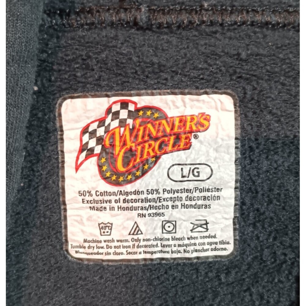 Dale Earnhardt Jr Winner's Circle Hoodie Men's Size Large Black 88 Nascar - Picture 4 of 5